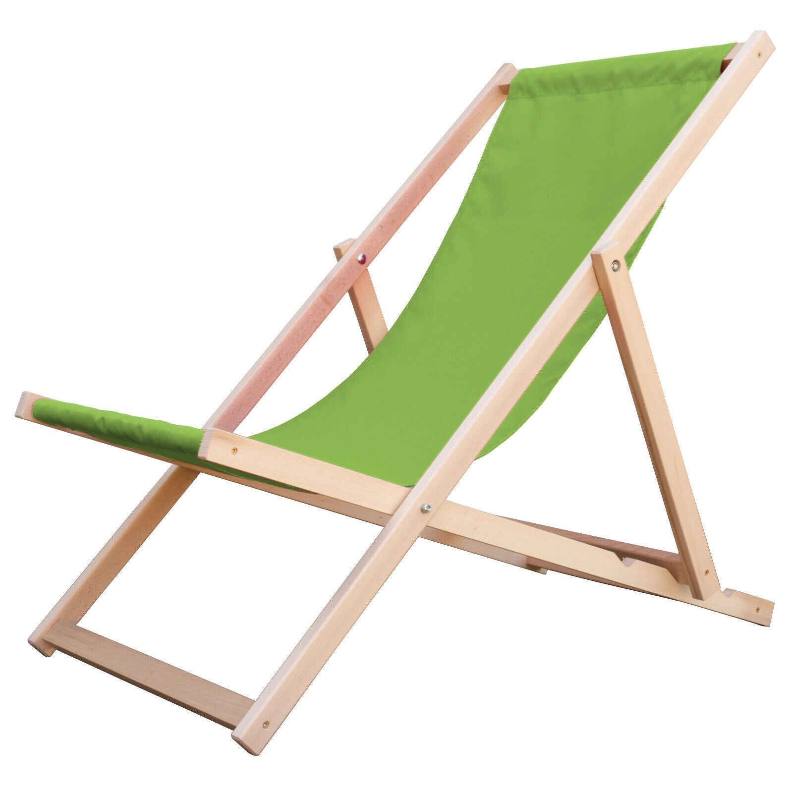 Liegestuhl Holz blau