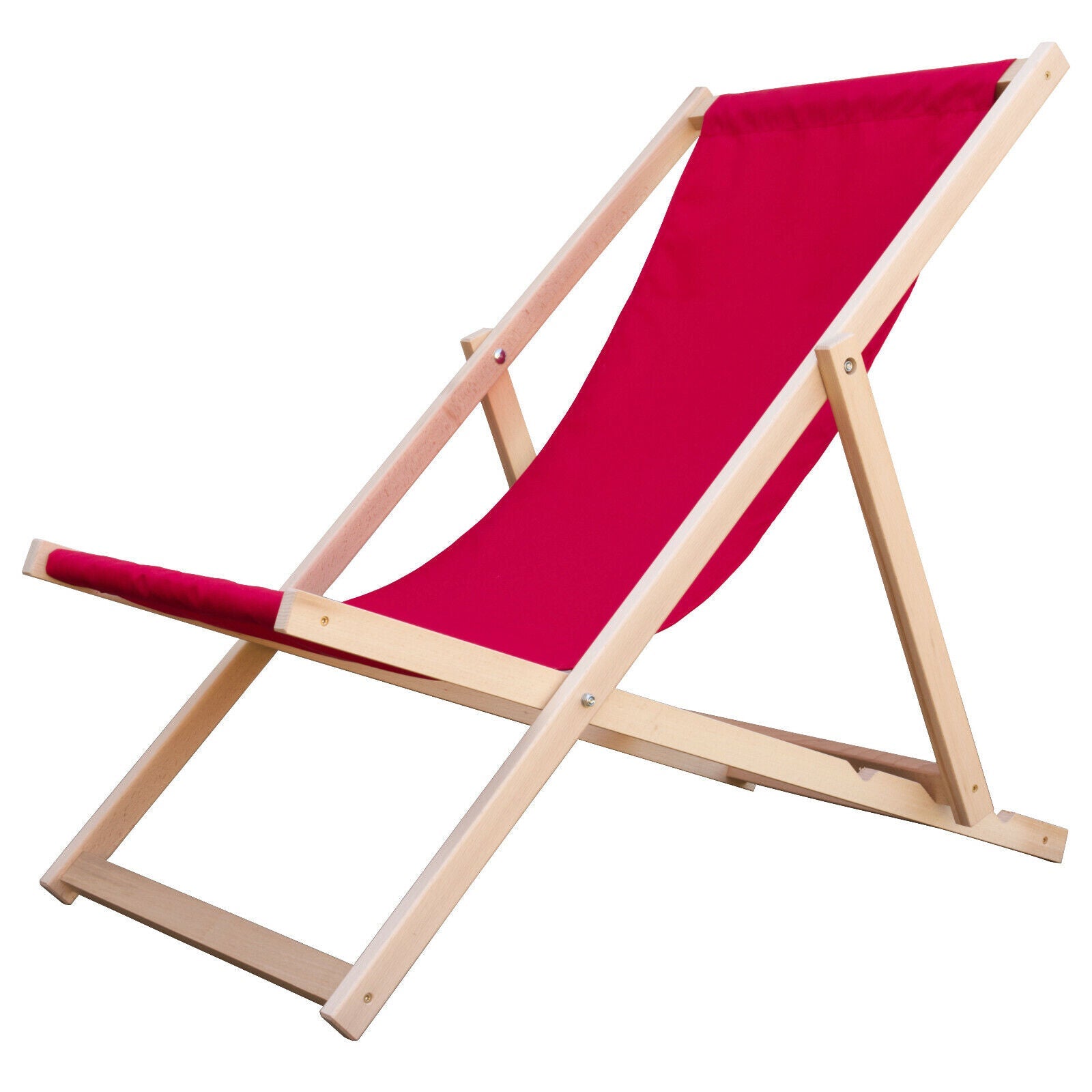 Liegestuhl Holz weiß