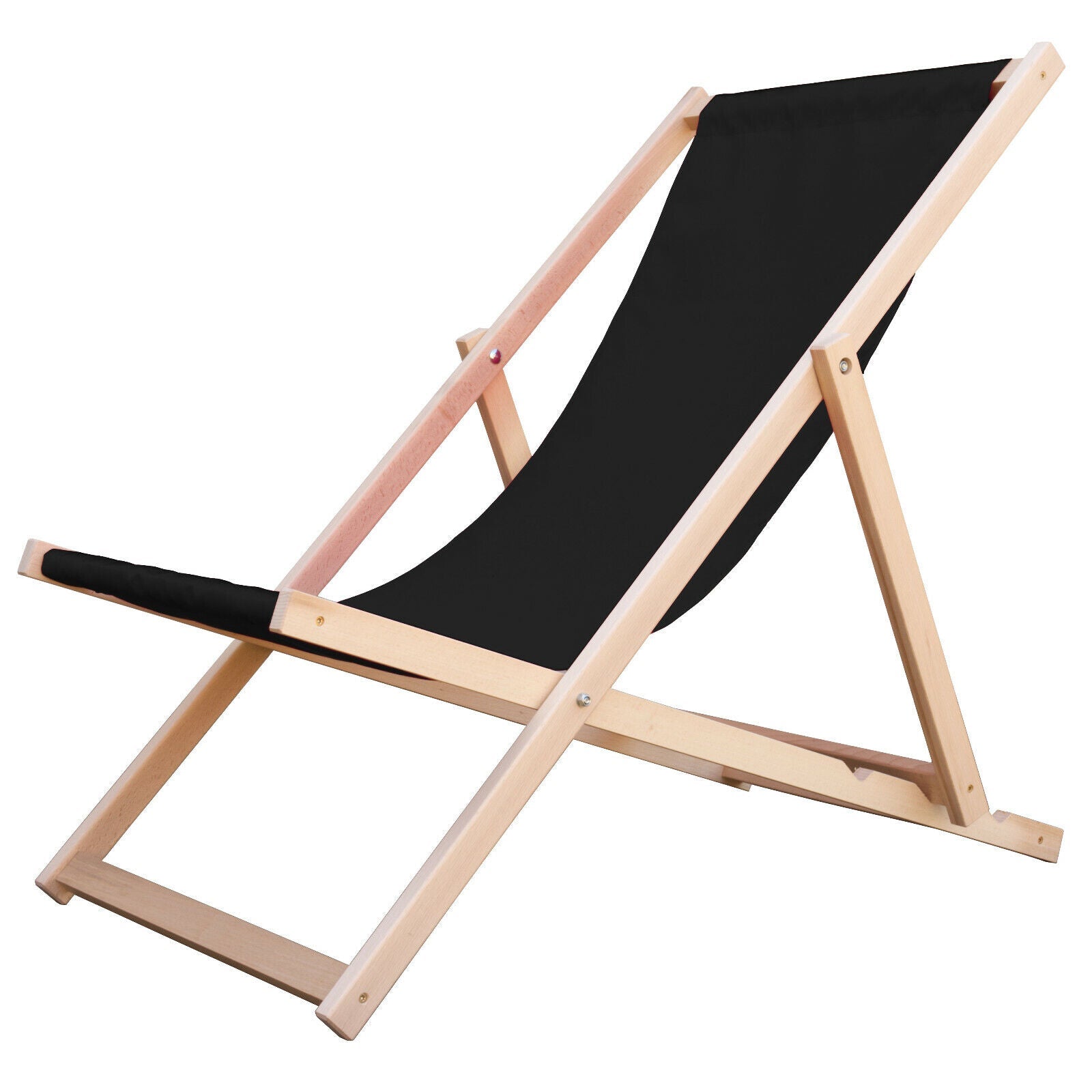 Liegestuhl Holz blau